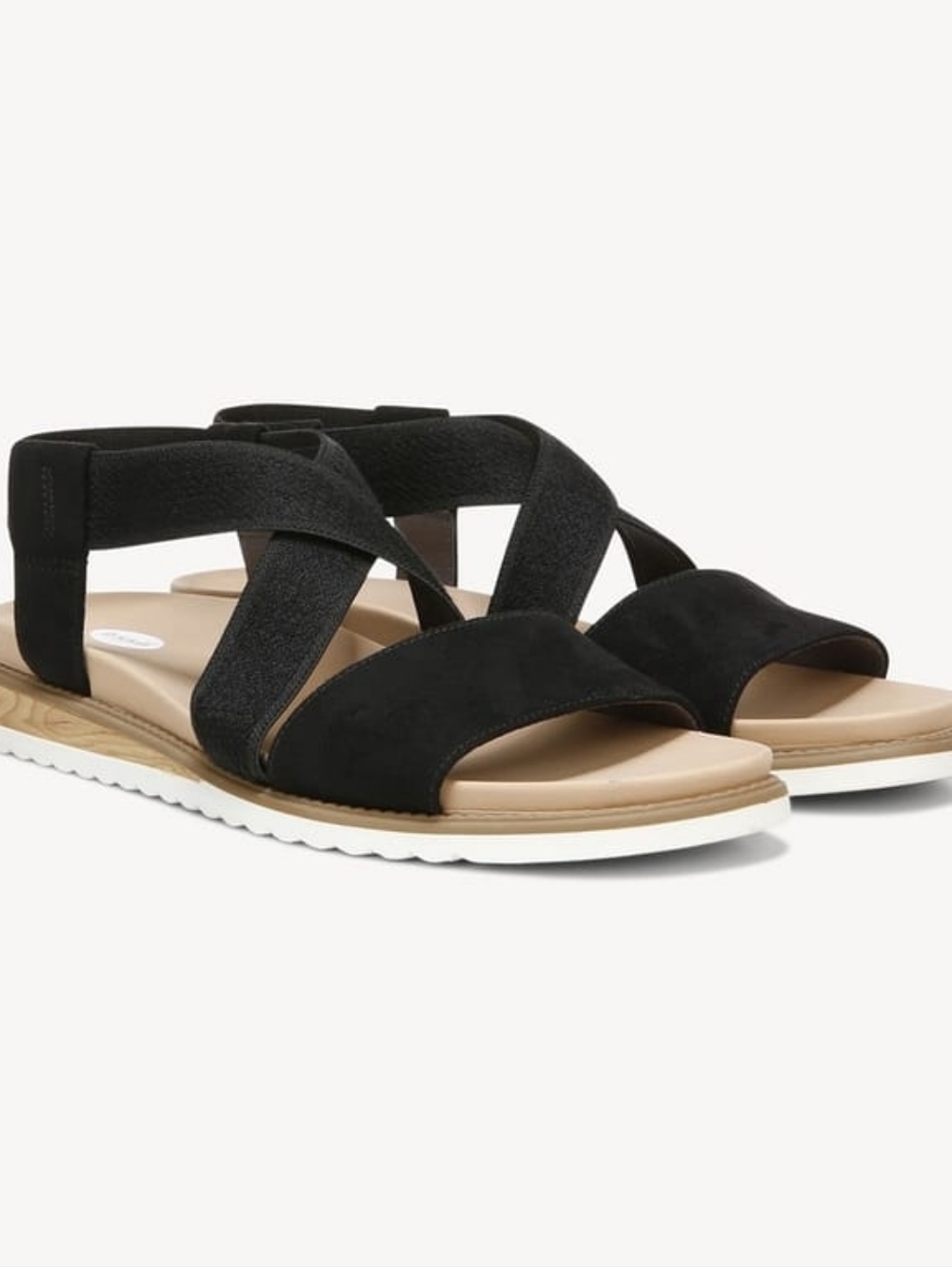 NIB Dr. Sholls Islander Womens Black Sandal
